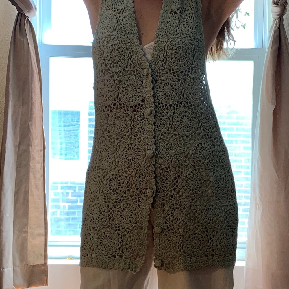 Vintage Crochet Dress - Picture 4 of 7